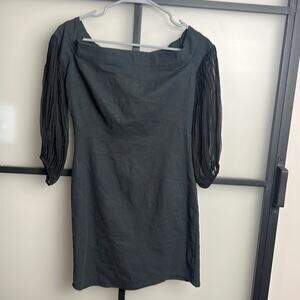MLM Label Sheer Sleeve Mini Dress Size Small